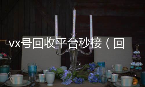 vx号回收平台收vx号秒接（回收vx号的干嘛的）